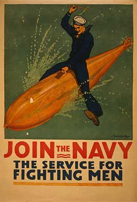 Join the Navy, the service for fighting men / Babcock.