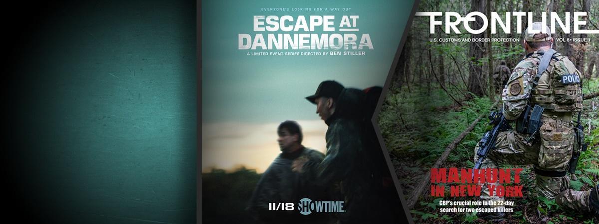 Frontline article cover and movie poster from 'Escape from Dannemora'