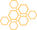 Depiction of a set of random honeycombs