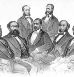 The First Colored Senator and Representatives