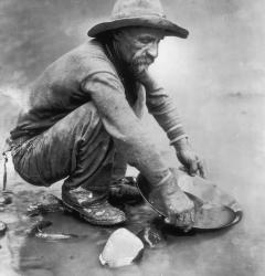 Prospectors rushed to California and Colorado