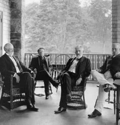 Orville Platt, John Spooner, William Allison, and Nelson Aldrich