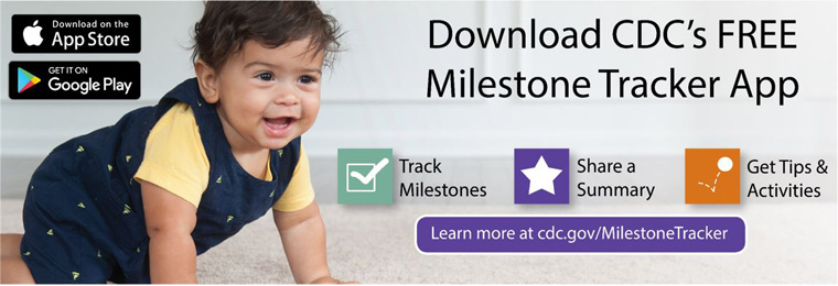 download cdc's free milestone tracker app