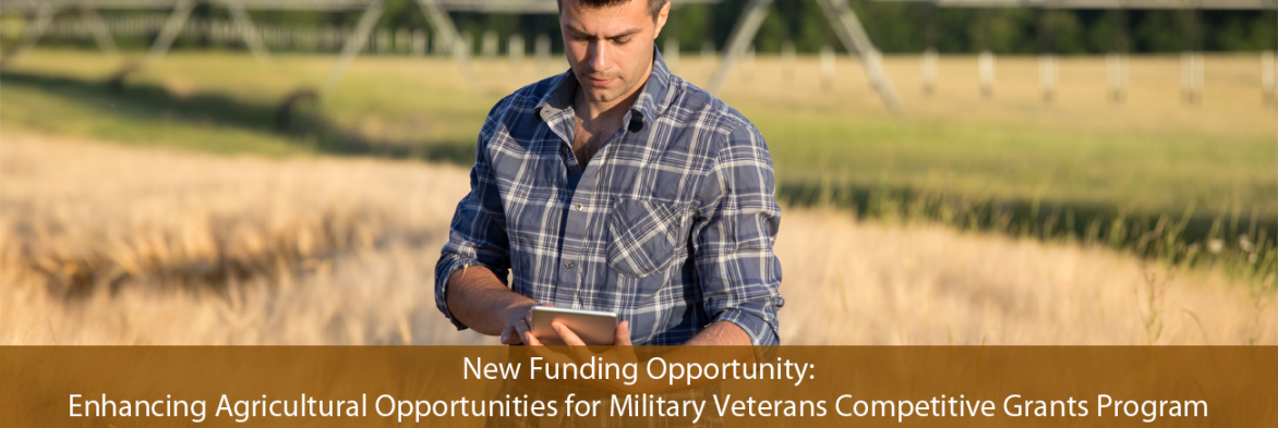 New Funding Opportunity: Enhancing Agricultural Opportunities for Military Veterans Competitive Grants Program. Photo courtesy of Getty Images.