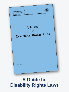 A Guide to Disability Rights Laws.