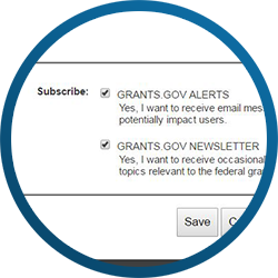 Grants.gov Alerts and Newsletter