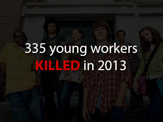 361 young workers KILLED in 2012