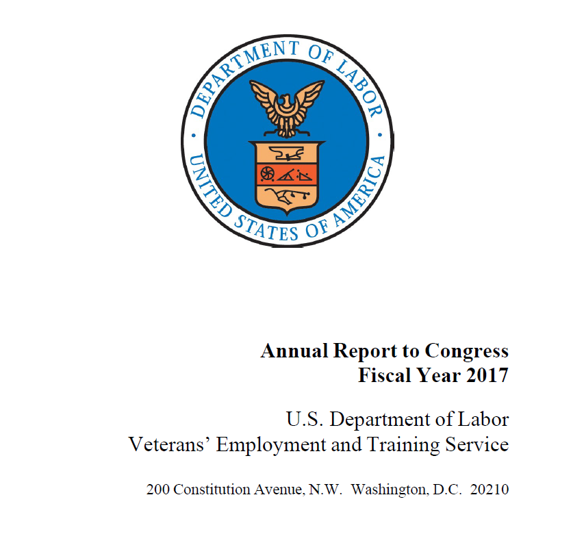 VETS Annual Report to Congress - FY2017