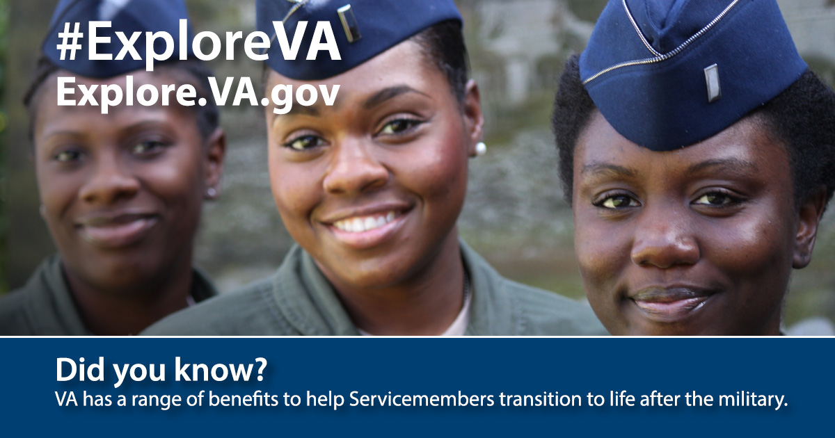 Did you know? VA has a range of benefits to help Servicemembers transition to life after the military.