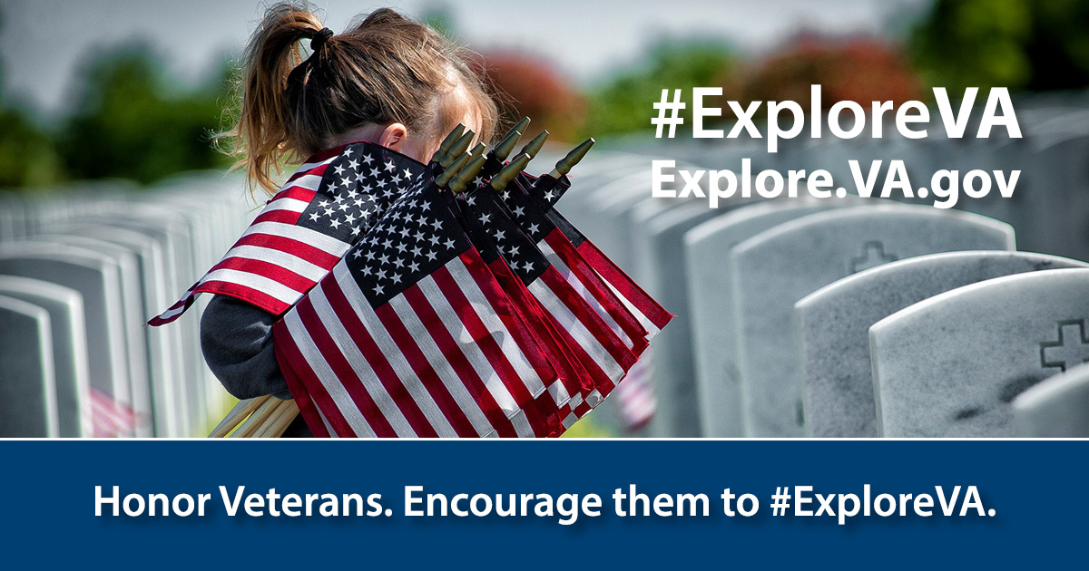 Honor Veterans. Encourage them to #ExploreVA.