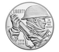 World War I Centennial 2018 Proof Silver Dollar