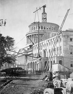 Construction of the capitol extension