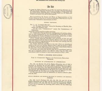 Title IX of the Education Amendments of 1972