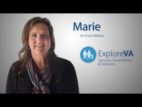 Marie used VA benefits to help pay the bills after her husband was killed in action. 