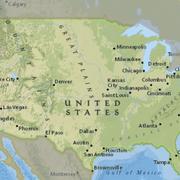 A StreamStats map image of the eastern United States