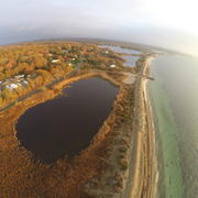 Trunk River is an example of a tidally restricted impounded wetland (Cape Cod, MA).