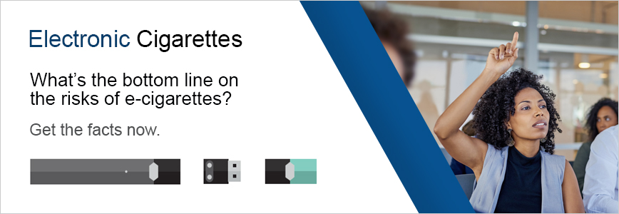 Electronic Cigarettes - What's the bottom line on the risks of e-cigarettes?  You're questions answered