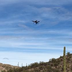 Unmanned Aerial System takes images in Arizona