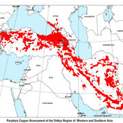Map of Undiscovered Cooper Estimate in the Middle East
