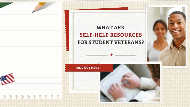 What are self-help resources for student Veterans? Find out more.