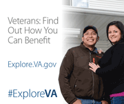 ExploreVA Web Badge (180 x 150) - Veterans: Find Out How You Can Benefit