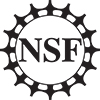 NSF All Black Bitmap Logo