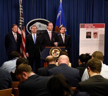 Deputy Attorney General Rod J. Rosenstein Announces Charges Against Chinese Hackers