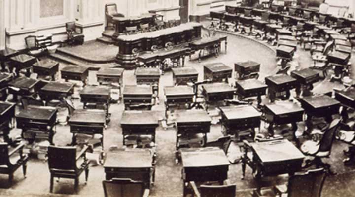 Senate Chamber, ca. 1880