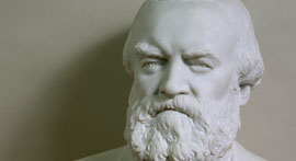 Marble bust of Constantino Brumidi