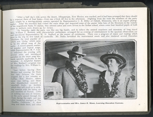 A Souvenir of the Trip of the Congressional Party to Hawaii in 1915 Booklet