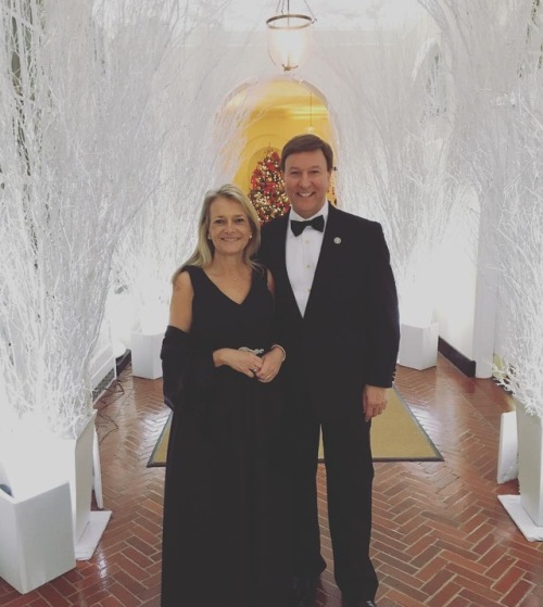 Kicking off the #Christmas season at the White House Christmas Ball with my beautiful wife, Beth! Thanks for having us, @flotus and @realdonaldtrump (at The White House)