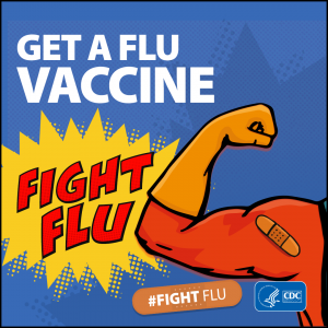 Get a flu vaccine-fight flu