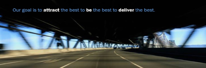 Tagline: Our goal is to attract the best to be the best to deliver the best
