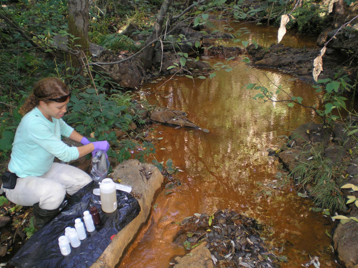 Collecting samples for analysis