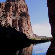 Image: Rio Grande and Cliffs in Boquillas Canyon, Big Bend National Park