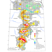 High Plains aquifer water-level changes, predevelopment to 2015