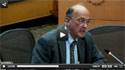 Webcast screenshot of Dr Roger I Glass speaking