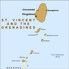 Map - St. Vincent