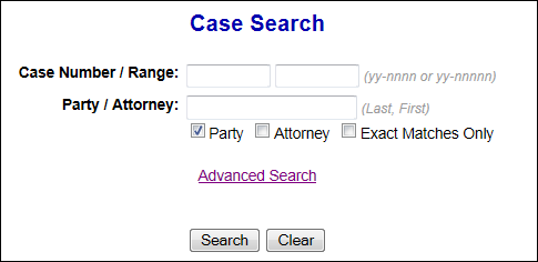 basic case search