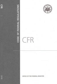 Cfr Title 40 Pt 266-299       ; Code Of Federal Regulations(paper)2018