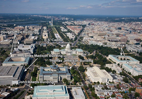 Bird's Eye View of Capitol Hill