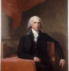 James Madison, by Gilbert Stuart, 1805–1807