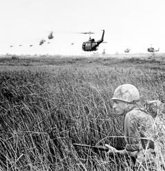 Helicopters dropped U.S. infantrymen into Vietnam’s Mekong Delta