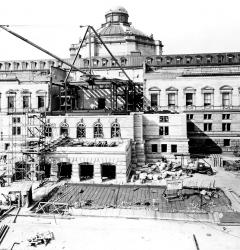 Construction of the Rare Book Room addition, Library of Congress, Thomas Jefferson Building, ca. 1931.Construction of the Rare Book Room addition, Library of Congress, Thomas Jefferson Building, ca. 1931.