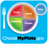 MyPlate with Blue Placemat image