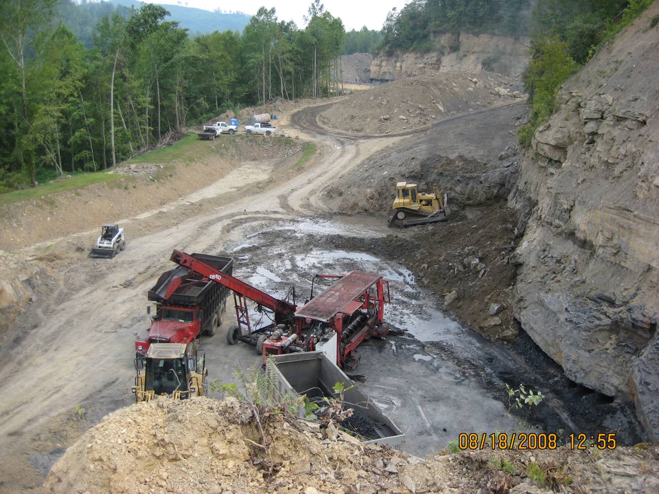 Typical surface mining within the TN LUM Petition Area