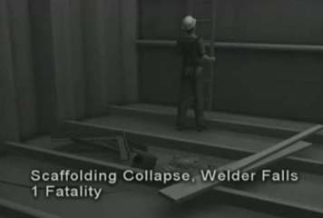 Scaffolding Collapse, Welder Falls