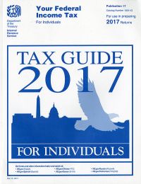 2017 Irs Publication 17 (your Federal Income Tax For Individuals)