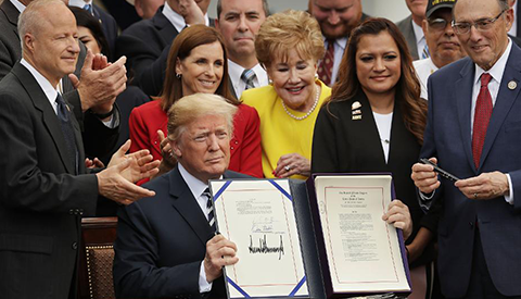 President Trump signs VA Mission Act June 6, 2018