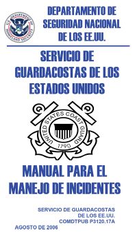 Manual Para el Manejo de Incidentes / Servicios de Guardacostas